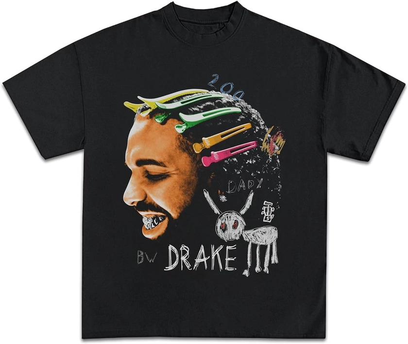 NATOLI Drakes Shirt for All The Dogs Album Merch Concert Graphic Tee Rapper Men Women Fan Tour 2024 Multicolor