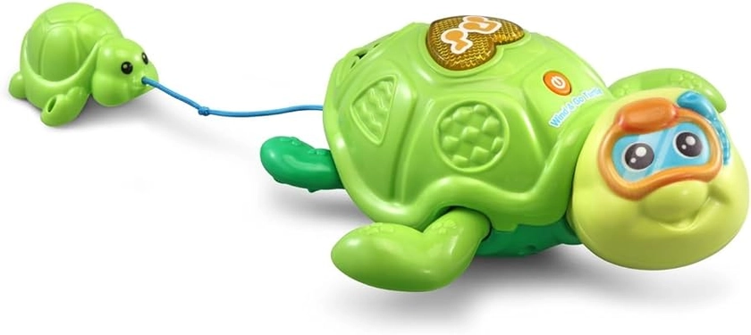 VTech Wind & Go Turtle, Baby Bath Toys, Cute Baby Interactive Toy with Musical Features, Kids Water Toys for Learning and Development, Kids Bathroom Accessories, Toys for Toddlers Aged 1 Years +