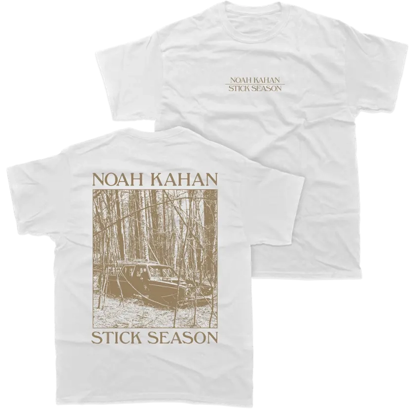 Spotify - Stick Season White Tee