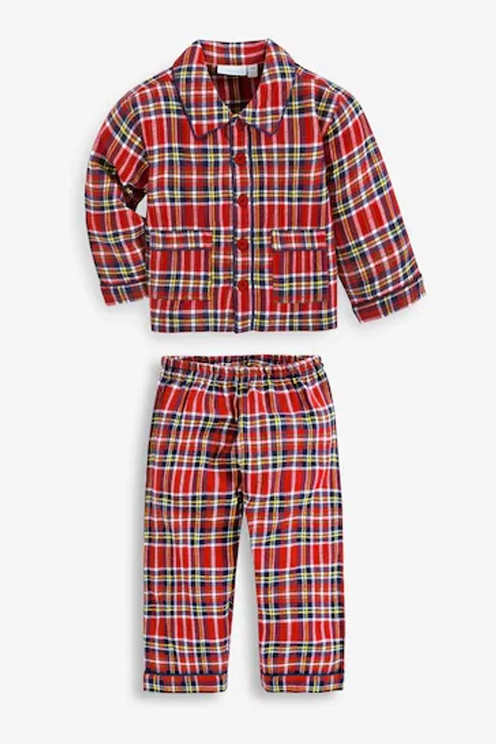 Buy JoJo Maman Bébé Red Classic Tartan Pyjamas from the Next UK online shop