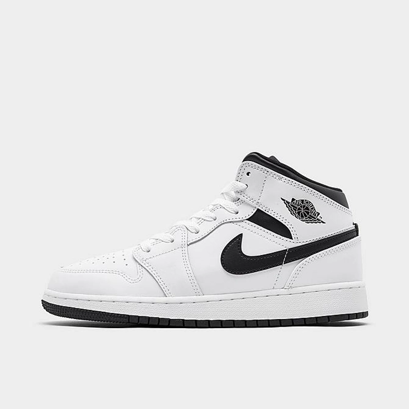 Big Kids' Air Jordan Retro 1 Mid Casual Shoes