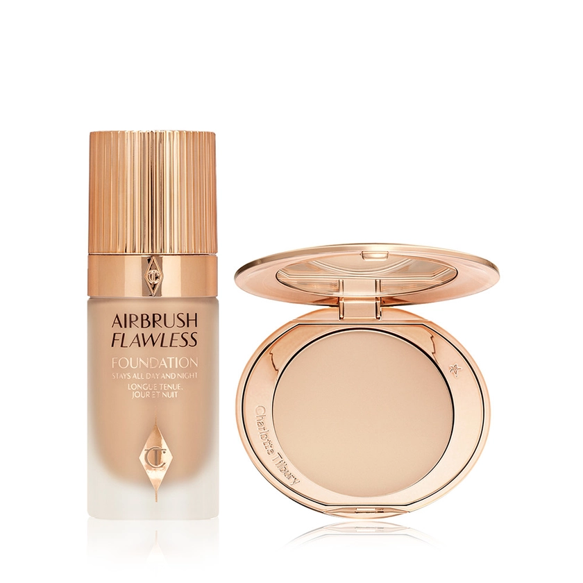 Flawless, Poreless Skin Secrets - Foundation & Powder Kit | Charlotte Tilbury