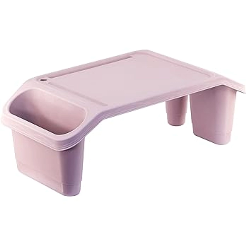 Laptop Tray, Bed Table, Portable Standing Desk for Bed, Sofa, Laptop Stand, Bed Tray, Breakfast, Coffee Tray, Notebook Stand, Reading, Eating, Drawing, Working for Adults and (Pink) : Amazon.co.uk: Home & Kitchen