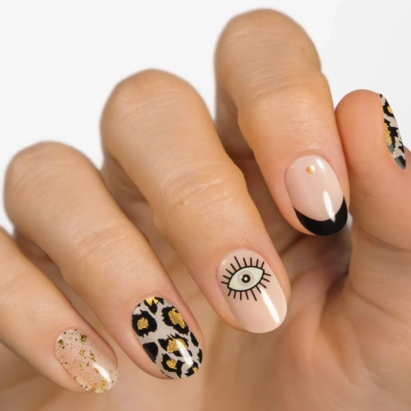 Festival Eye Gel Nail Strips | @universenails18 | MoYou London