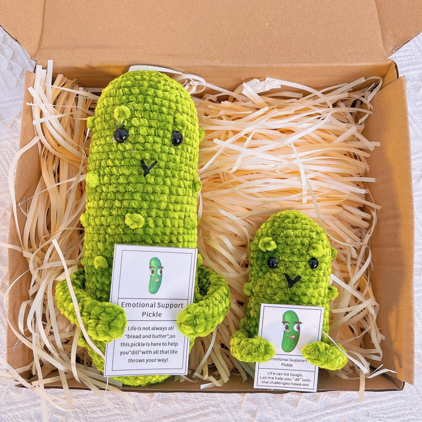 Custom Text Emotional Support Pickles for Bundle Set Get Well Last Min