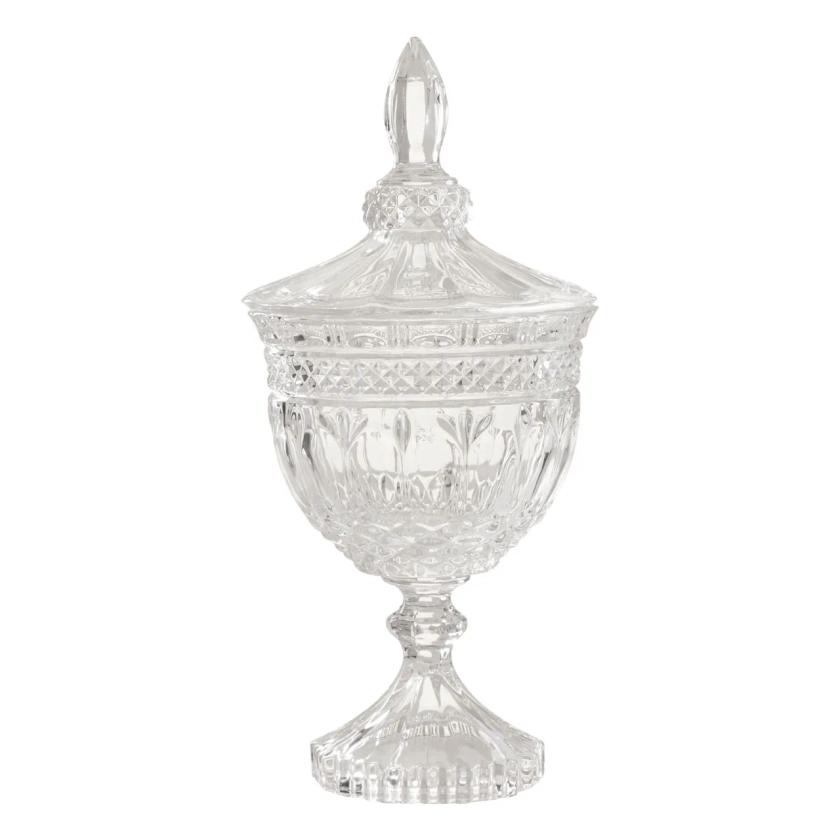 Decorative Victorian Style Glass Sweetie Jar - The Home Market