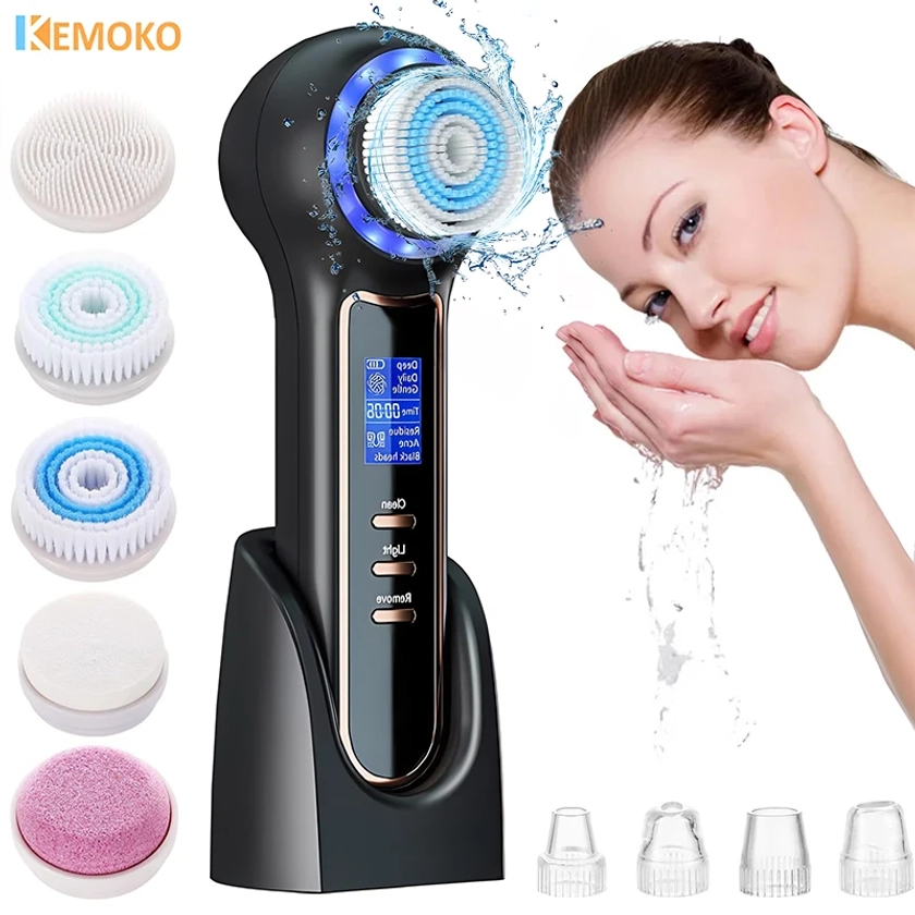 Electric Facial Cleansing Brush Blackhead Remover Pore Vacuum Cleaner Deep Cleaning Face Care Black Head Removal Machine