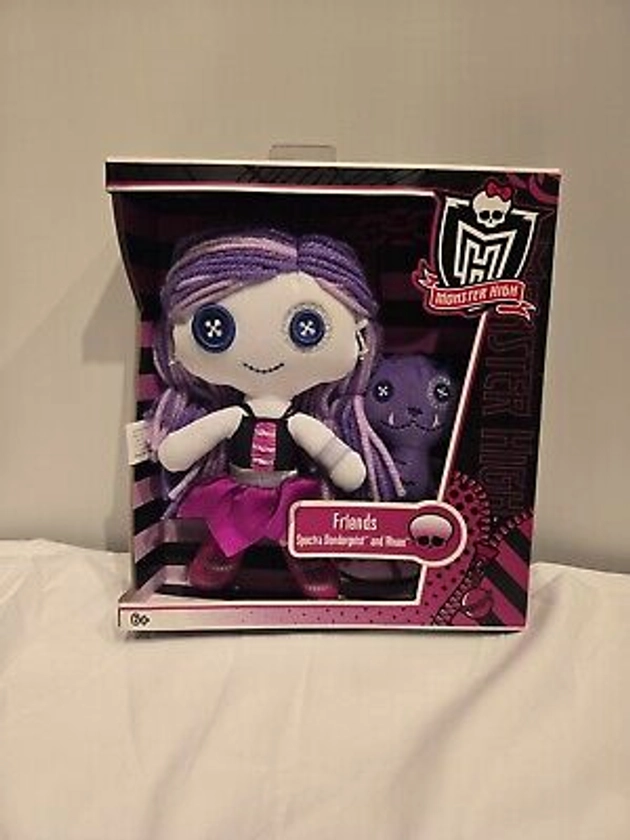 Monster High Friends Plush Spectra Vondergeist And Rhuen Rag Doll Mattel 2011 | eBay