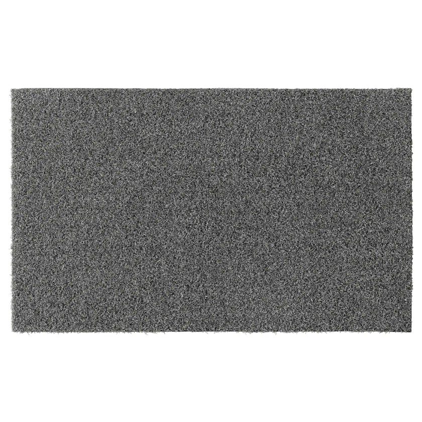 OPLEV Paillasson - intérieur/extérieur gris 50x80 cm