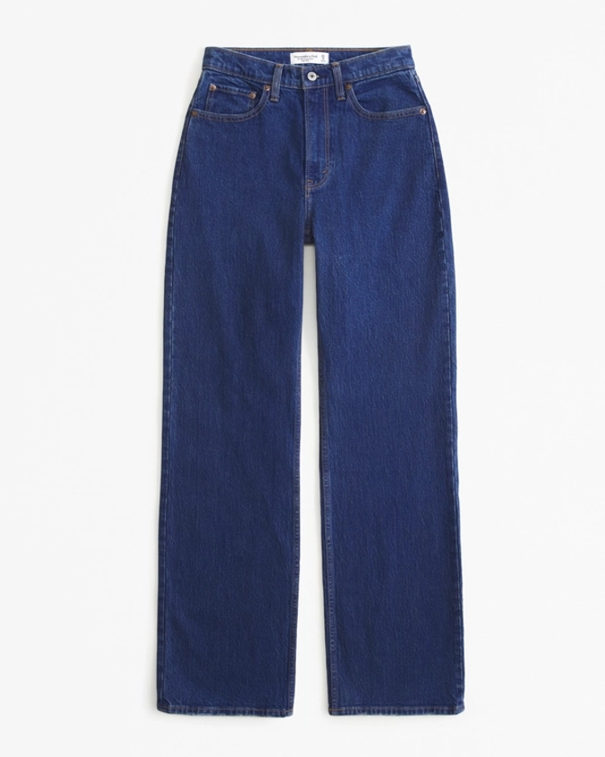 Women's Curve Love High Rise 90s Relaxed Jean | Women's | Abercrombie.com