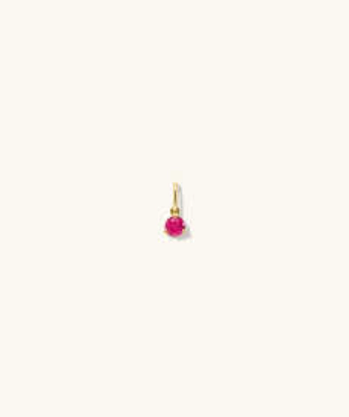 Birthstone Charm Ruby