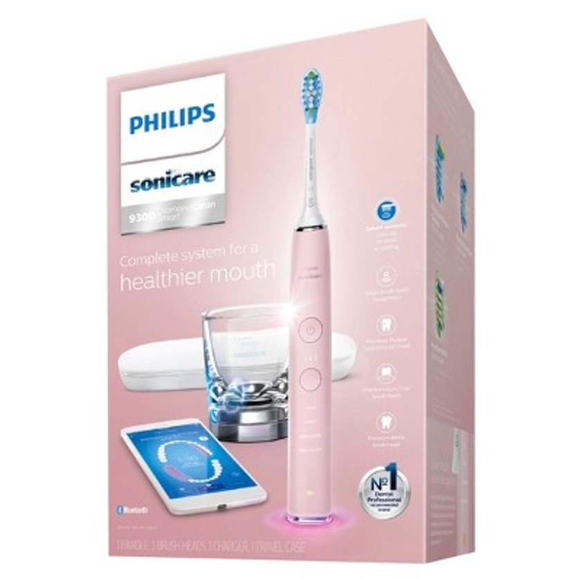 Philips Sonicare DiamondClean Smart 9300 Rechargeable Electric Toothbrush - HX9903/21 - Pink
