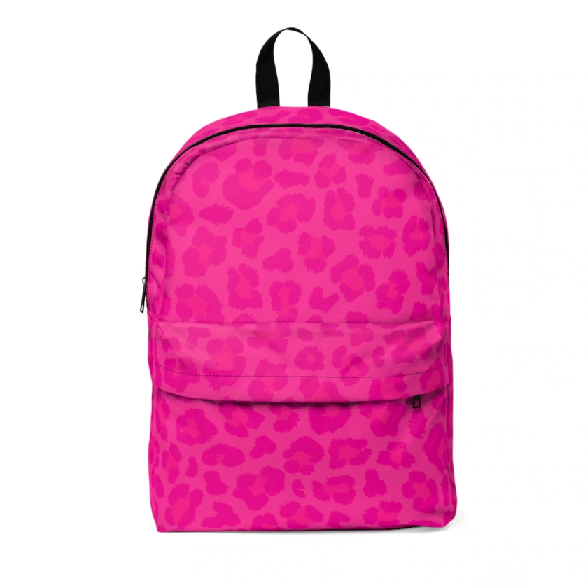 Pinkity Pink Leopard Backpack