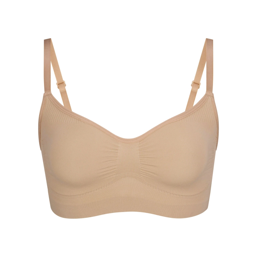 SEAMLESS SCULPT BRALETTE | CLAY