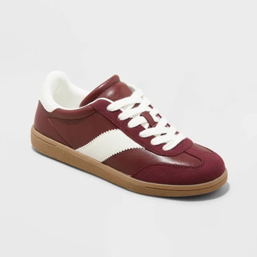 Women's Spencer Fashion Sneakers with Memory Foam Insole - Universal Thread™ Burgundy 10