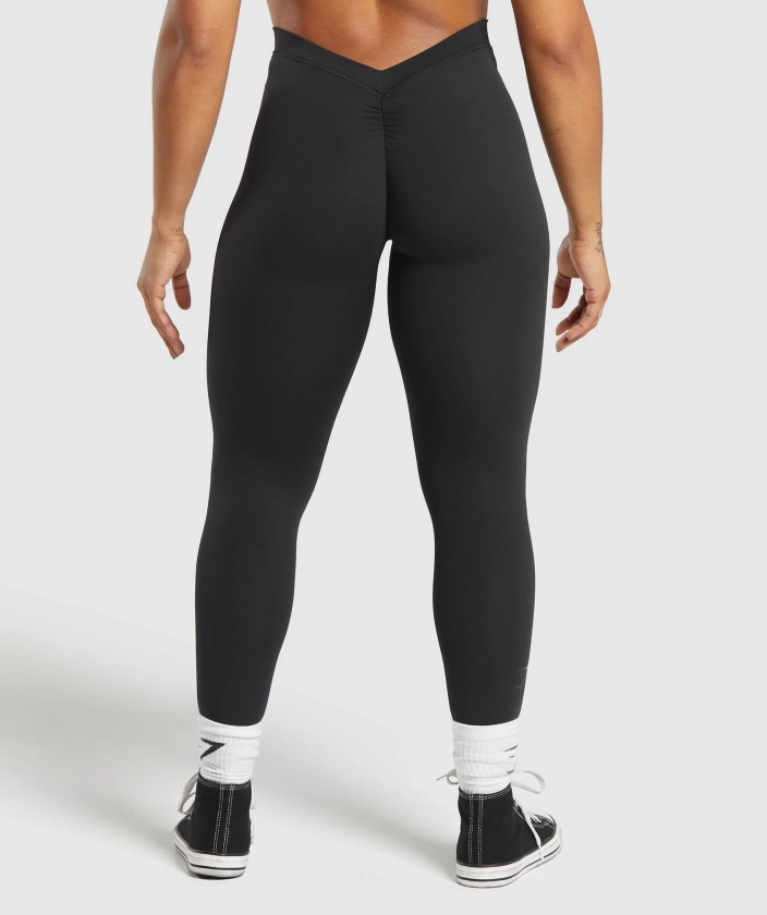 Lifting Dipped Waistband Leggings