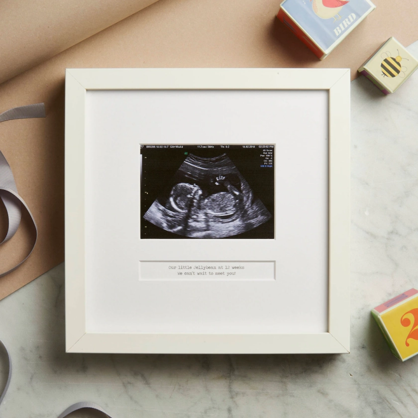 Personalised My First Scan Frame Ultrasound Frame Baby Announcement Gift - Etsy UK