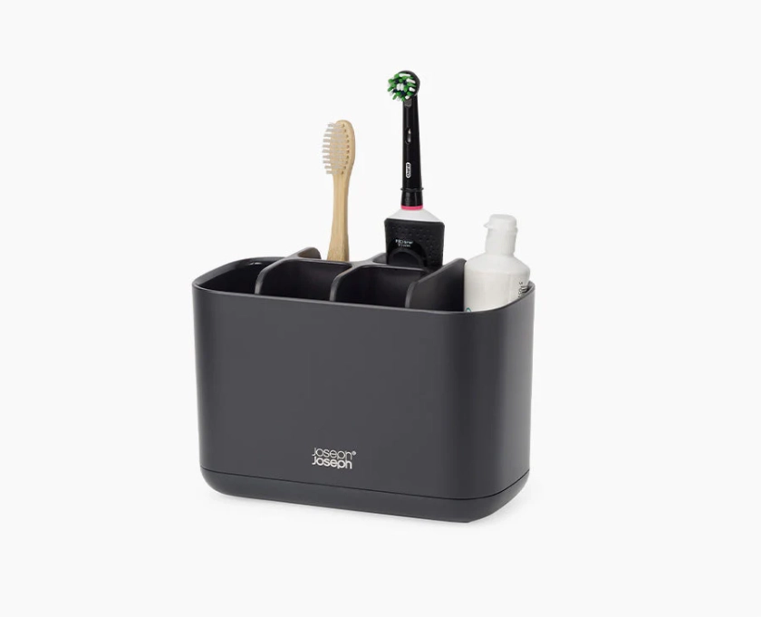 Large Black Toothbrush Caddy | Joseph Joseph UK