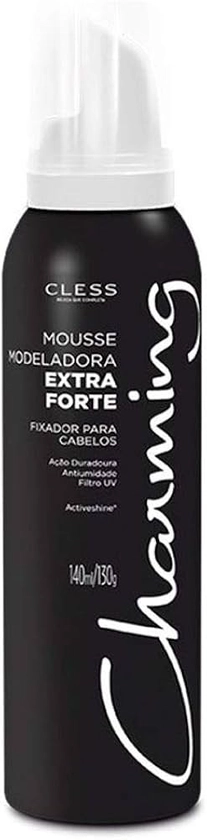 Mousse Fixadora 140 ml Extra Forte Unit, Charming : Amazon.com.br: Beleza