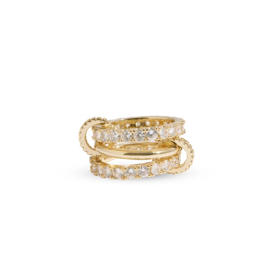 Quintuplet Ring Gold by DRAE COLLECTION