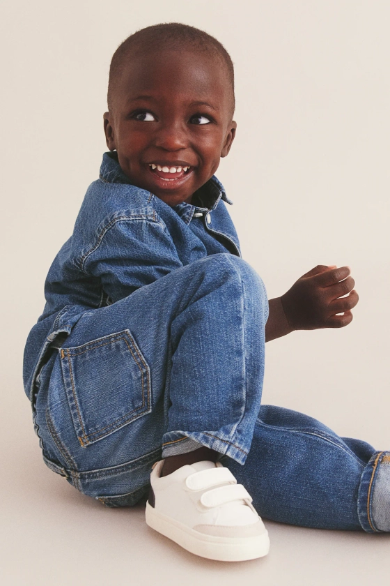 Jeans - Regular waist - Long - Denim blue - Kids | H&M GB