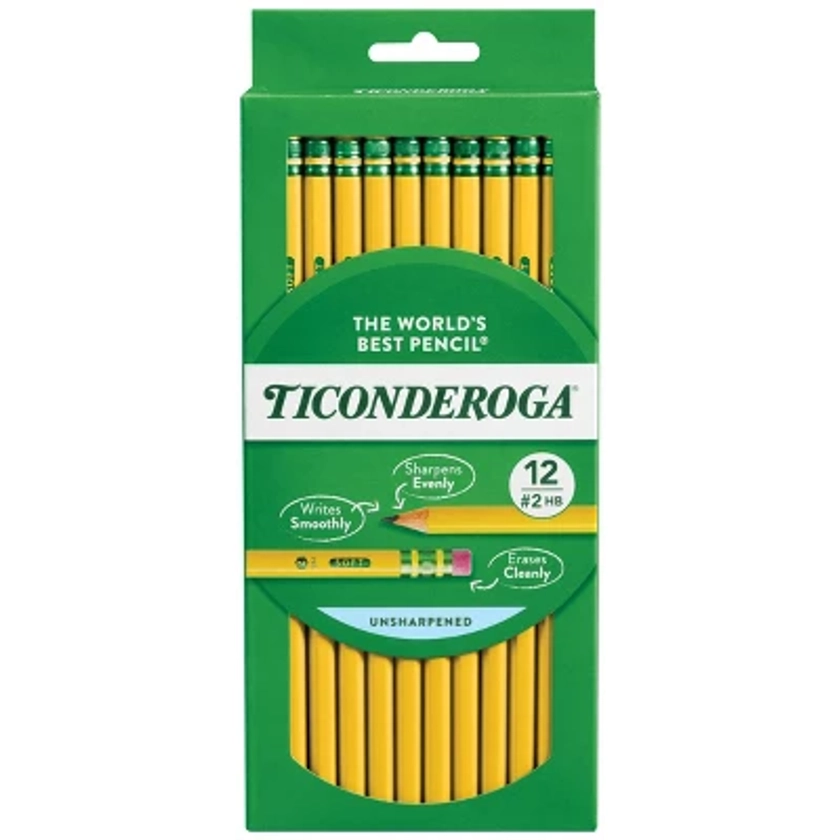 Ticonderoga 12ct Pencil Yellow