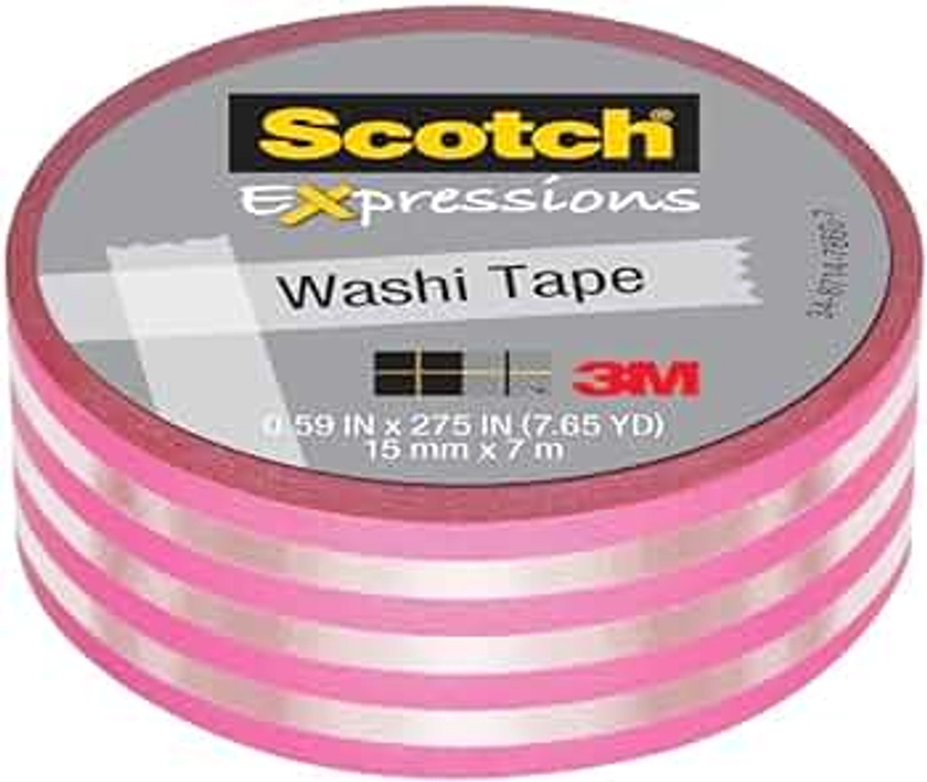 Scotch Washi Tape, Pink