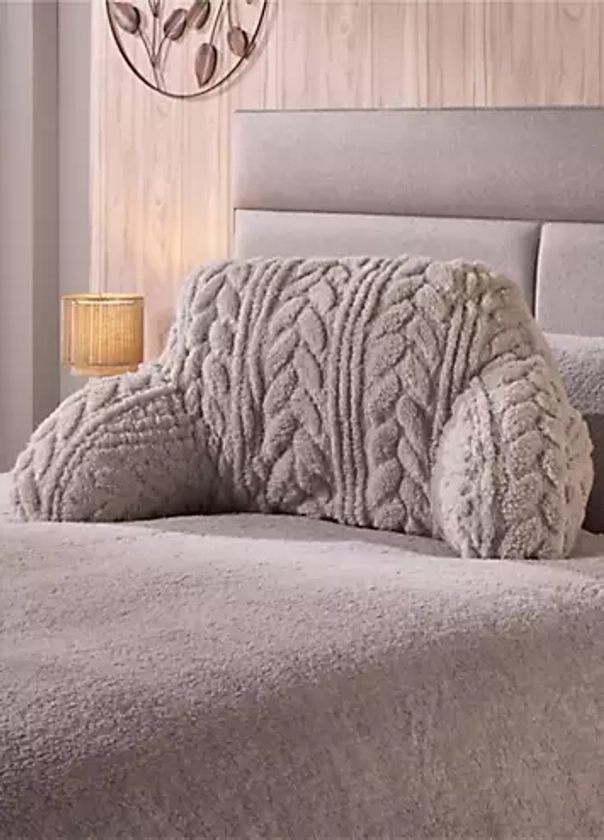 Downland Cable Knit Cuddle Cushion | Freemans