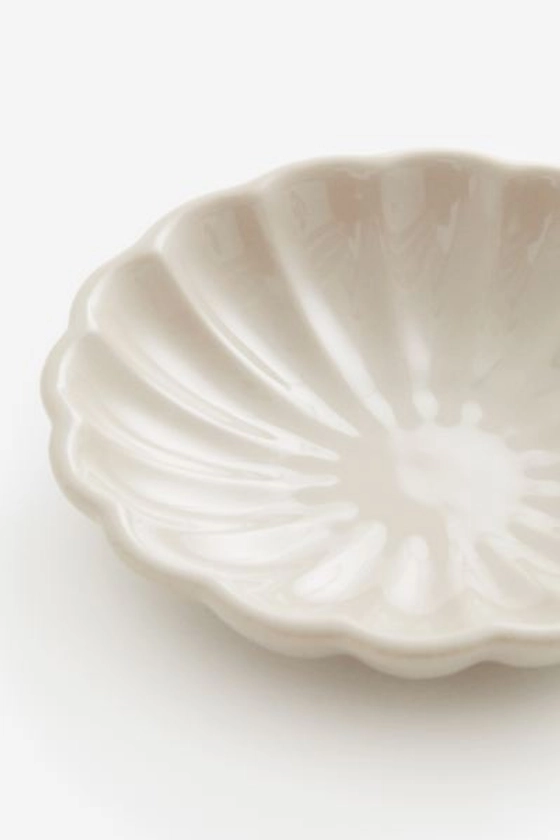 Petit plat en porcelaine - Beige clair - Home All | H&M FR