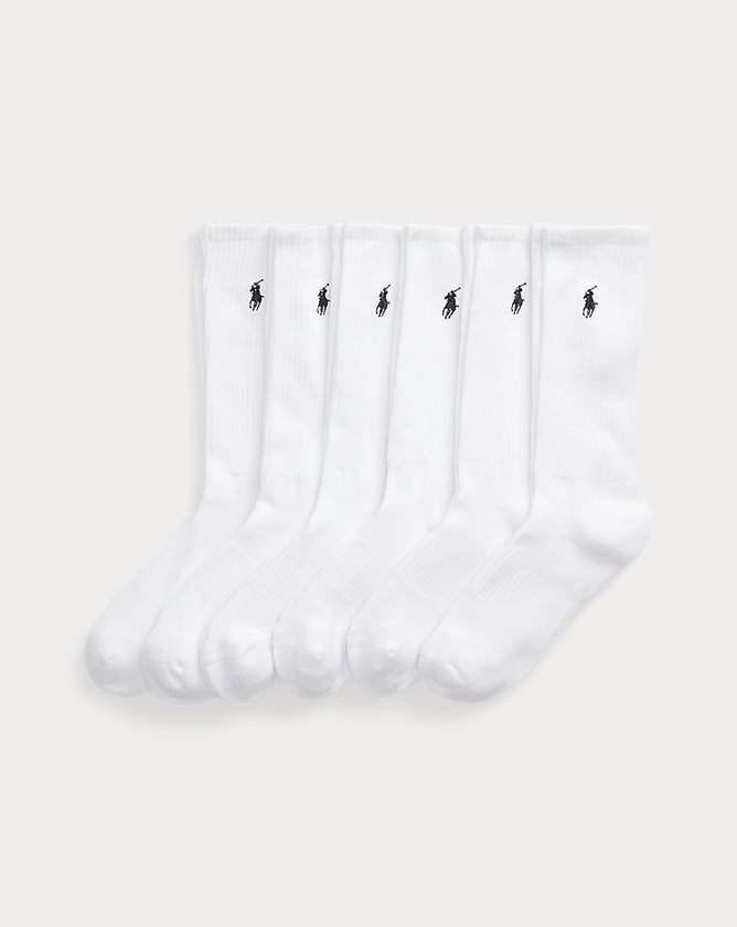 6 paires de chaussettes sport coton pour homme | Ralph Lauren® FR