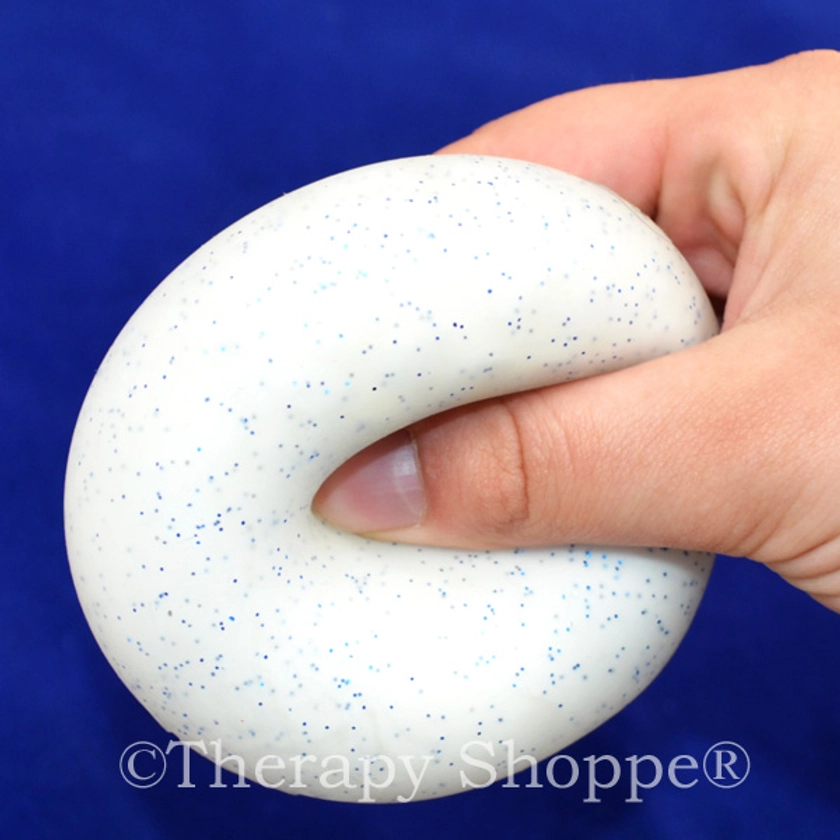 Crunchy Speckled Snowball | 450+ Favorites Under $10 | Crunchy Speckled Snowball from Therapy Shoppe Crunchy Speckled Snowball | Sensory Fidget Tool-Toy | Stress, Squeeze Ball | Office Desk Toy