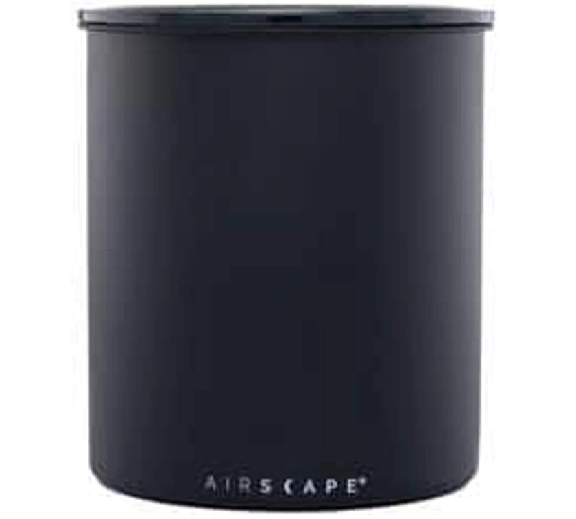Boîte conservatrice inox avec vide d'air 1 kg - Mat Black - Airscape | MaxiCoffee.com