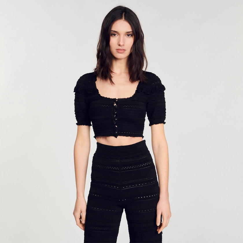 Knit crop top | Sandro RE