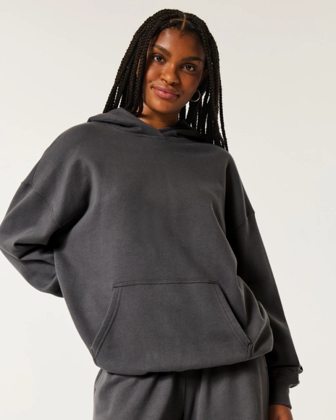 Women's Hollister Feel Good Fleece Oversized Cozy Hoodie | Women's | HollisterCo.com