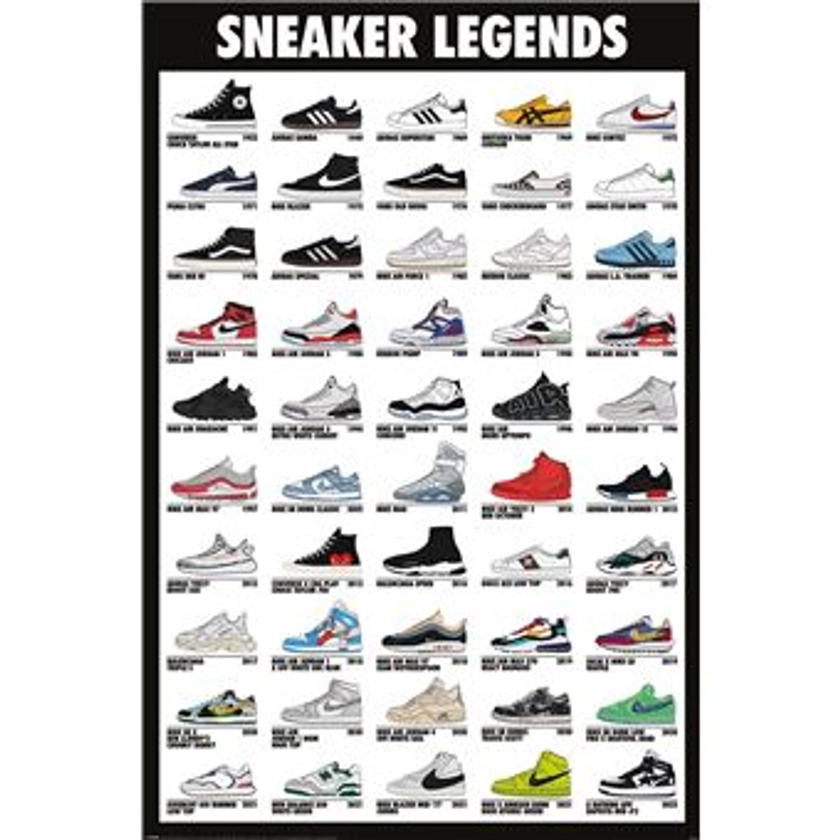 Affiche - SNEAKER LEGENDS - 61x91,5cm