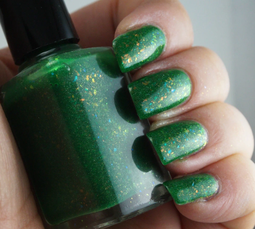 Countdown to Extinction, kelly green blue multichrome flakie