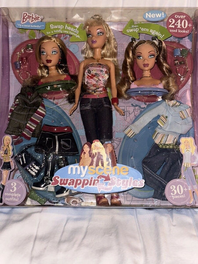 Barbie ~ My Scene Swappin' Styles ~ Barbie w/ Over 240 Looks ~ (2005) No. H0998