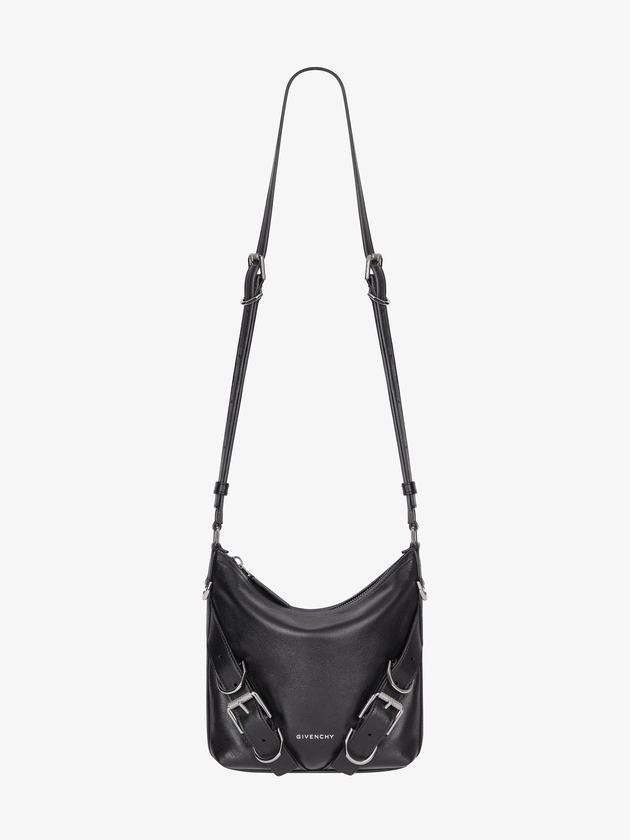 Sac Voyou Crossbody petit modèle en cuir grainé - noir | GIVENCHY FR