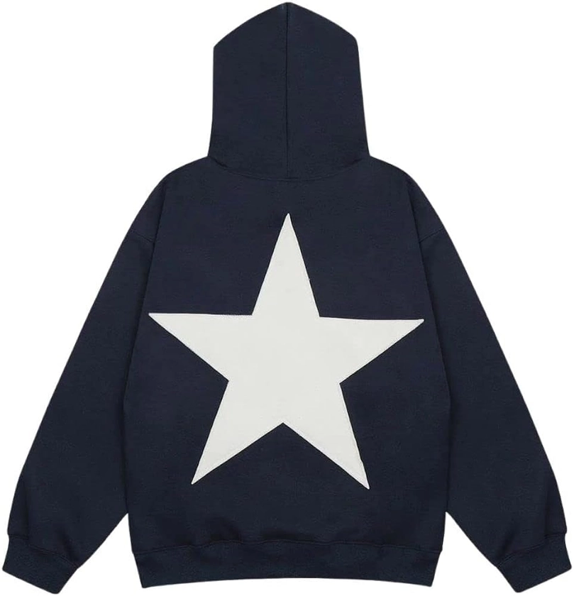 Aelfric Eden Star Graphic Hoodies Oversized Y2k Hooded Sweatshirt Fashion Hoodie Streetwear Unisex Pullover Tops