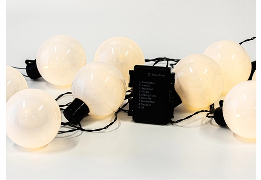 Λαμπάκια Λαμπτήρες Μπαταρίας 10LED με Θερμό Φωτισμό | Praktiker