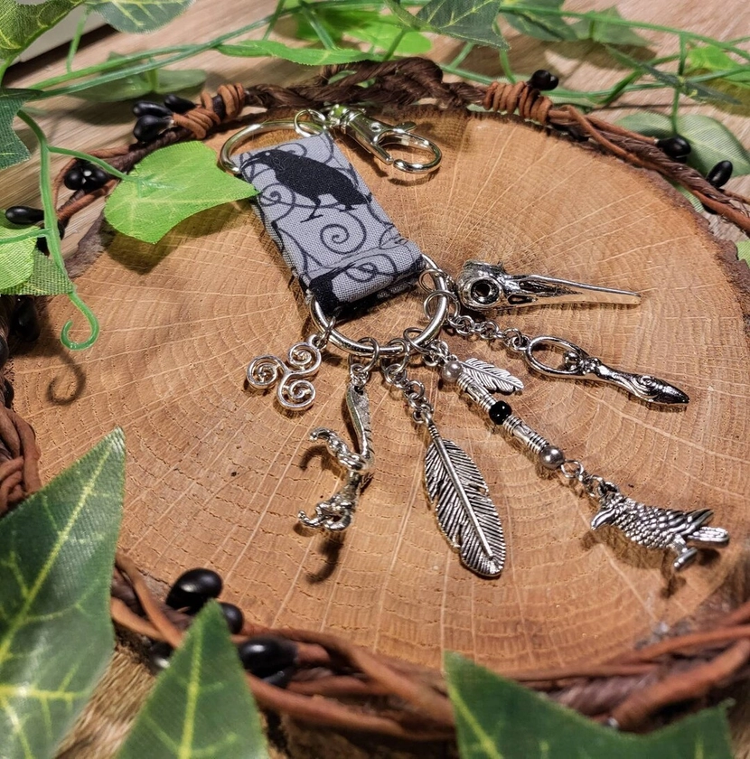The Morrigan Prayer Charm/amulet/talisman. Goddess, Crow, Raven, Celtic, Irish, Crone - Etsy UK