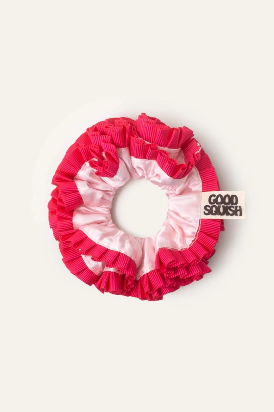 Good Squish Baby Cowboy Silk Scrunchie | Hair Accessories made in London, UK | Good Squish