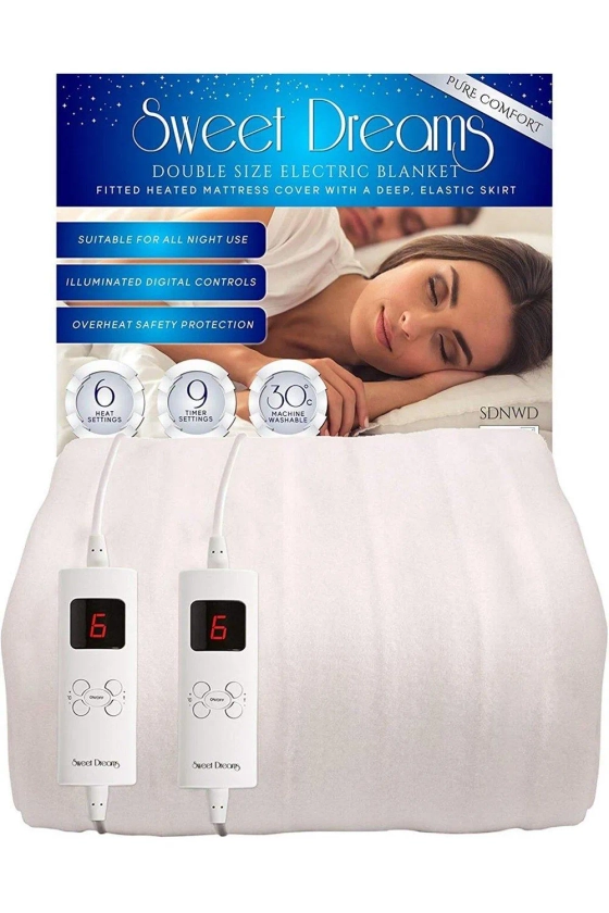 Heating | Electric Blanket Double Bed Size Heated Fitted Mattress Cover | Sweet Dreams