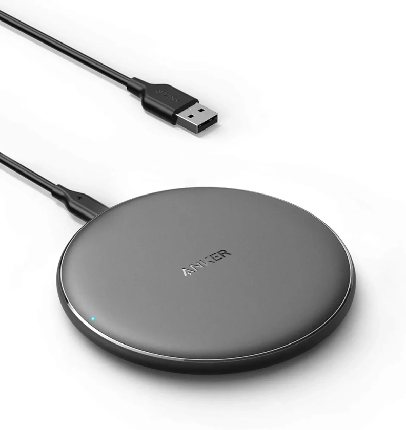 Anker Wireless Charger, PowerWave Pad for Samsung, Qi-Certified 10W Max for iPhone 13/13 Pro/12/11/SE 2020/AirPods/Galaxy S20 (No AC Adapter, Not Compatible with MagSafe Magnetic Charging) : Amazon.co.uk: Electronics & Photo