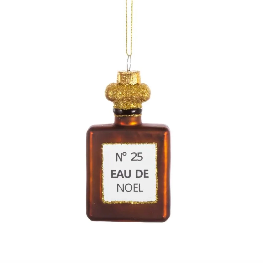 Trouva Glass Perfume Bottle Bauble