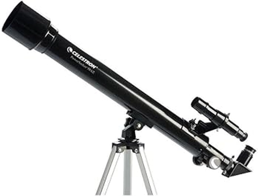 Celestron - PowerSeeker 50AZ Telescope - Manual Alt-Azimuth Telescope for Beginners - Compact and Portable - Bonus Astronomy Software Package - 50mm Aperture