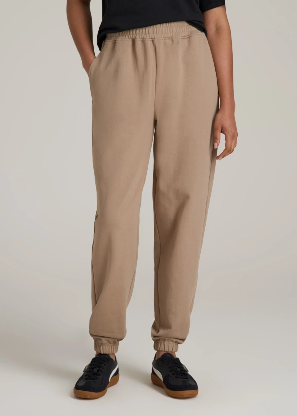 Wearever Oversized French Terry Joggers for Tall Women | American Tall