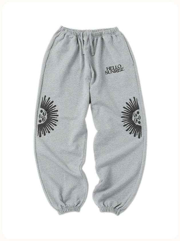 Original Logo Sweatpants_Heather Gray