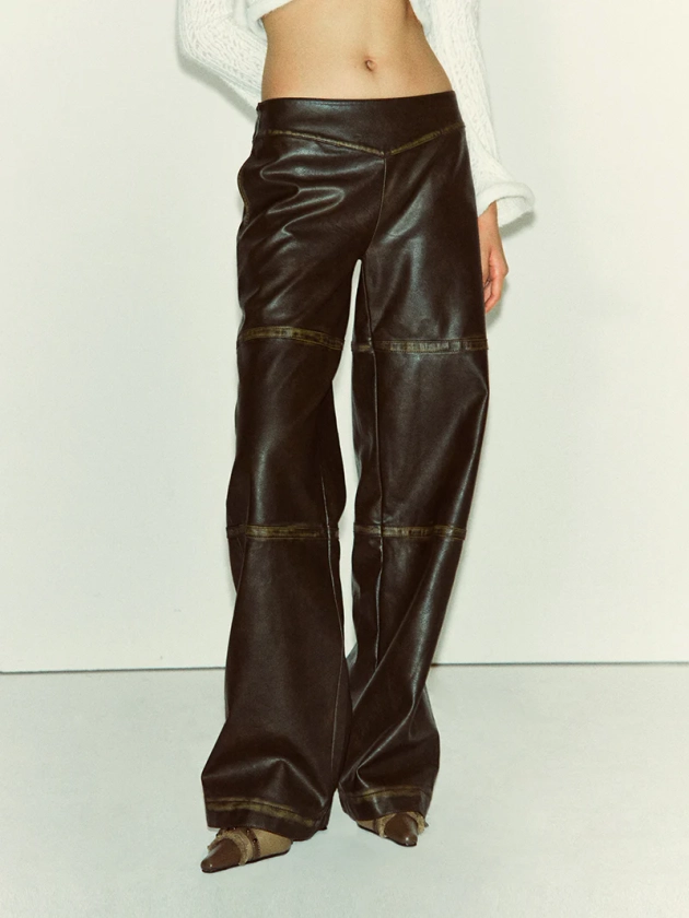 Designer - Leather Pants (S,M)