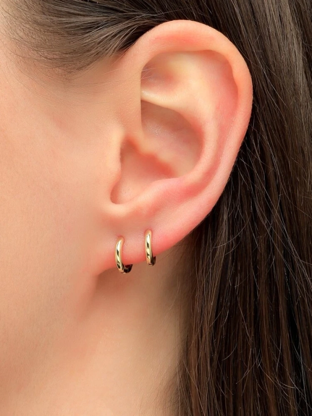 Minimalist Hoop Earrings | SHEIN UK